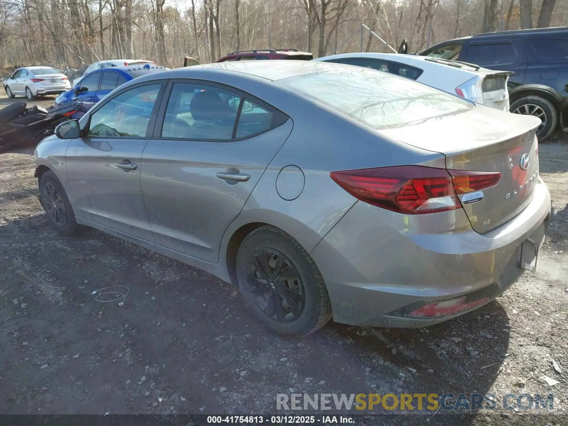 3 Photograph of a damaged car KMHD74LF1LU984434 HYUNDAI ELANTRA 2020