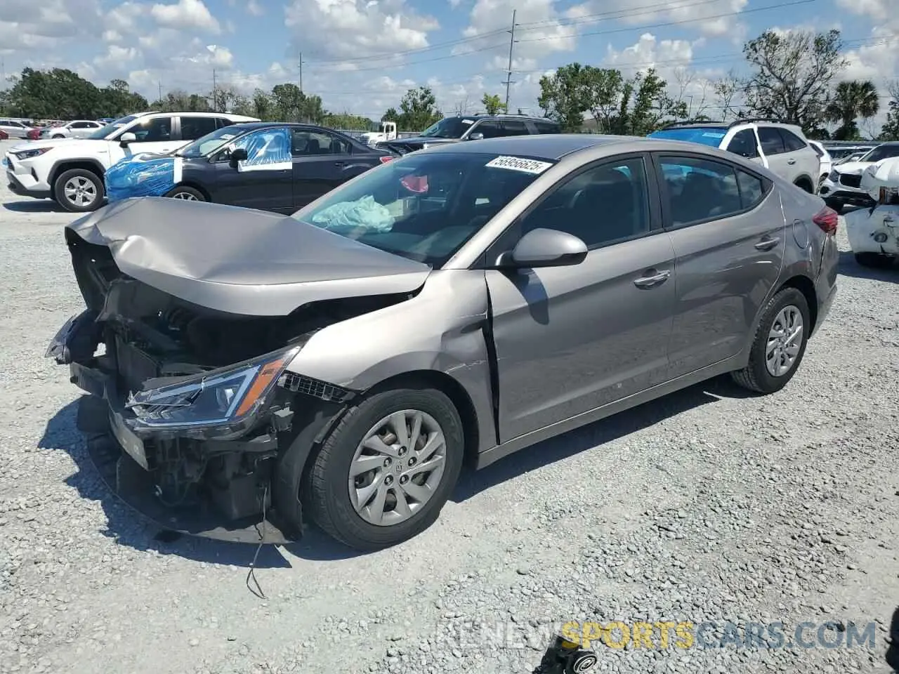 1 Photograph of a damaged car KMHD74LF2LU077384 HYUNDAI ELANTRA 2020