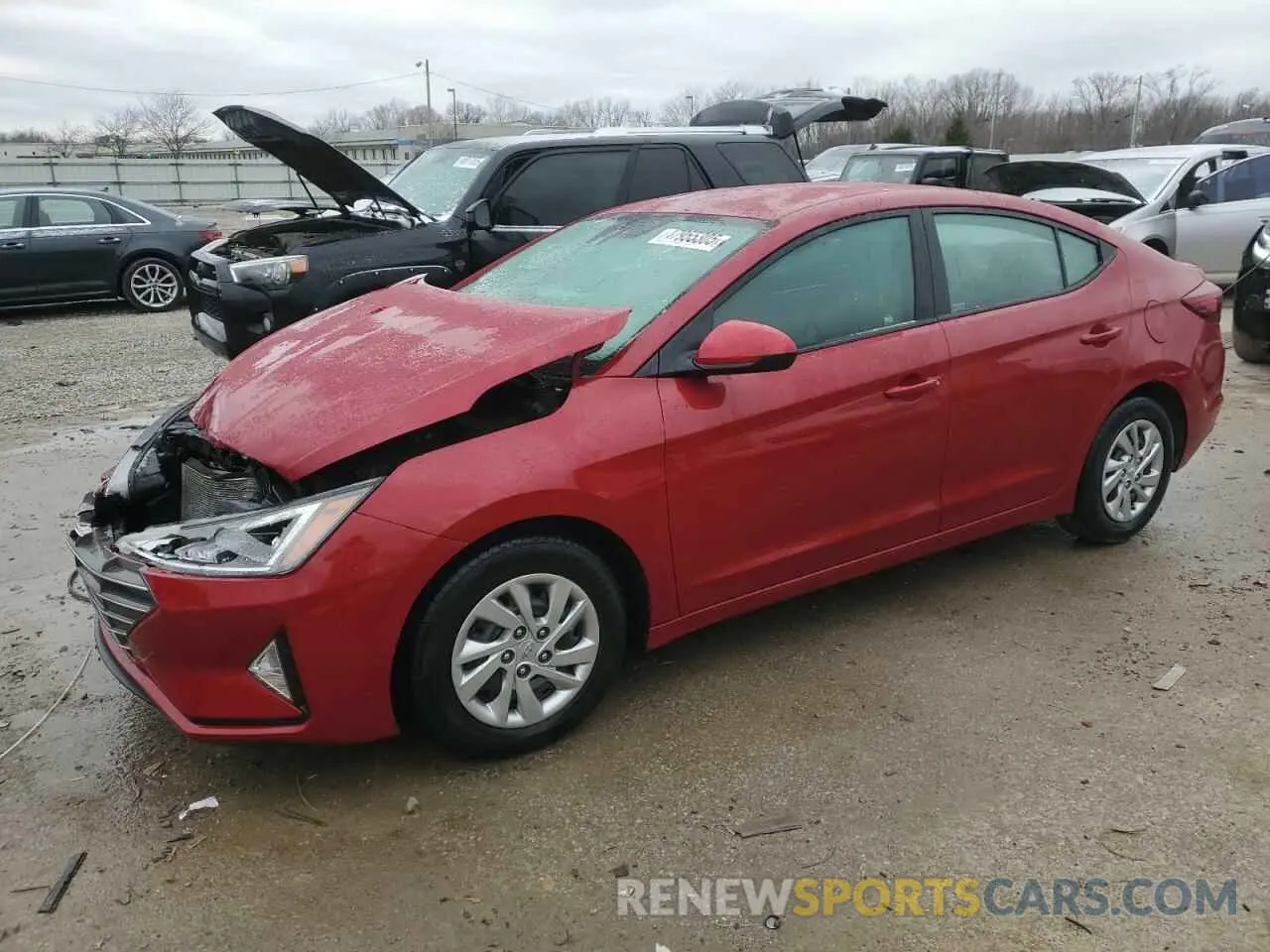 1 Photograph of a damaged car KMHD74LF3LU041851 HYUNDAI ELANTRA 2020