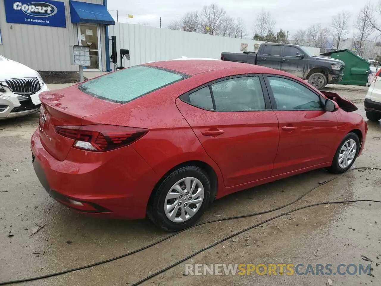 3 Photograph of a damaged car KMHD74LF3LU041851 HYUNDAI ELANTRA 2020