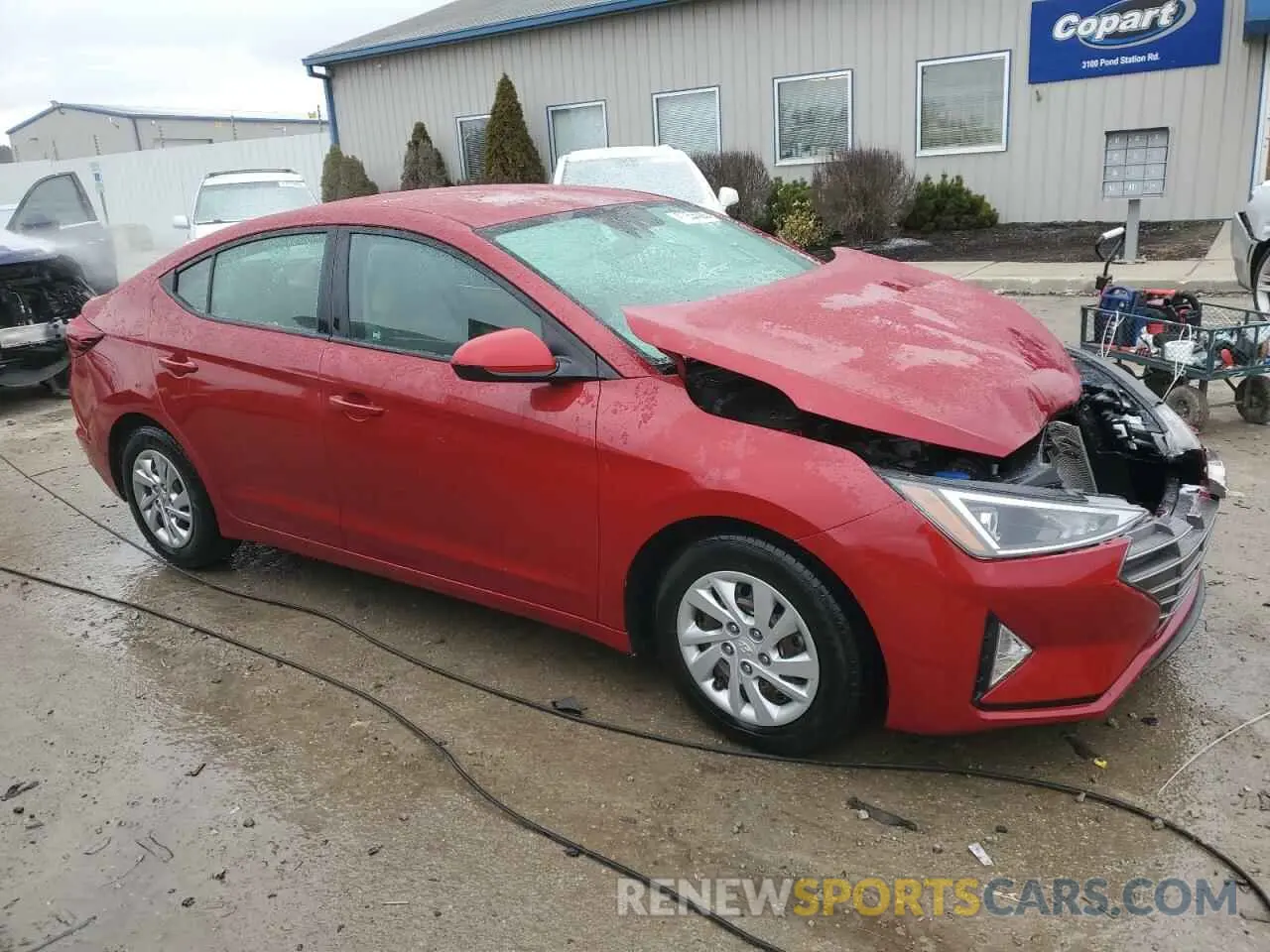 4 Photograph of a damaged car KMHD74LF3LU041851 HYUNDAI ELANTRA 2020