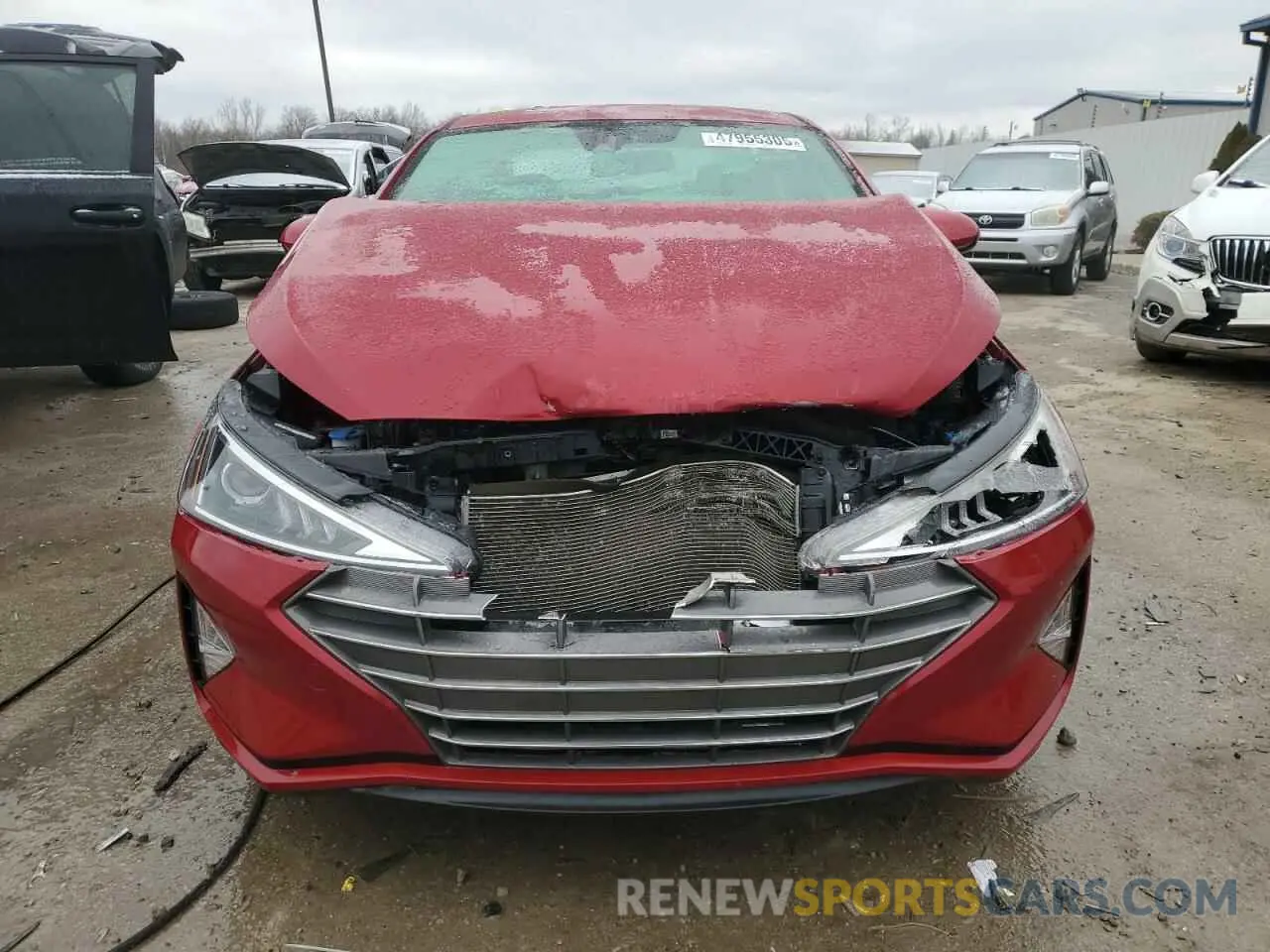 5 Photograph of a damaged car KMHD74LF3LU041851 HYUNDAI ELANTRA 2020