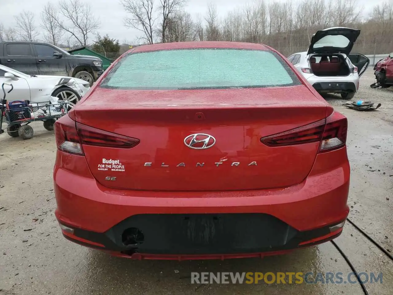 6 Photograph of a damaged car KMHD74LF3LU041851 HYUNDAI ELANTRA 2020