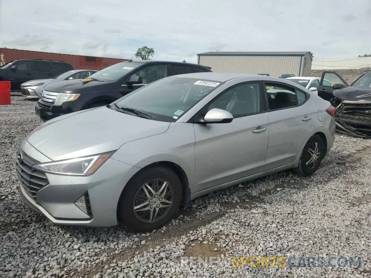 1 Photograph of a damaged car KMHD74LF3LU069861 HYUNDAI ELANTRA 2020