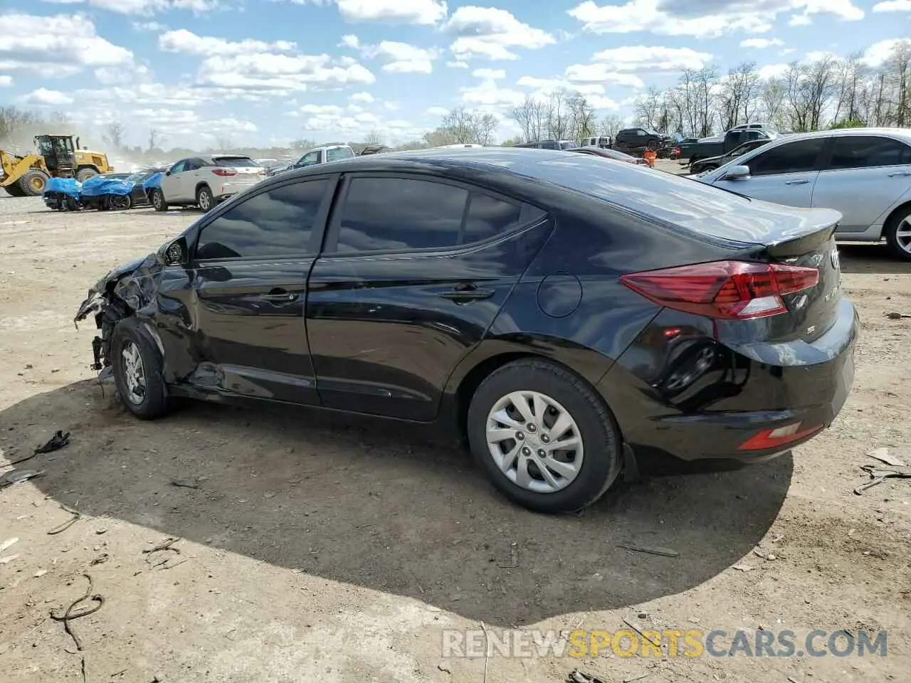 2 Photograph of a damaged car KMHD74LF3LU087079 HYUNDAI ELANTRA 2020