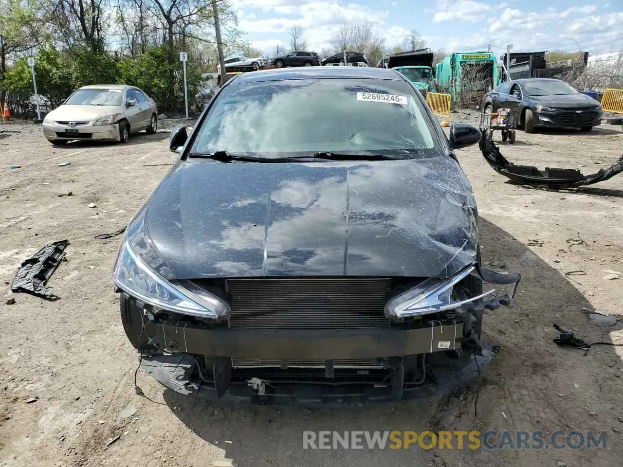 5 Photograph of a damaged car KMHD74LF3LU087079 HYUNDAI ELANTRA 2020