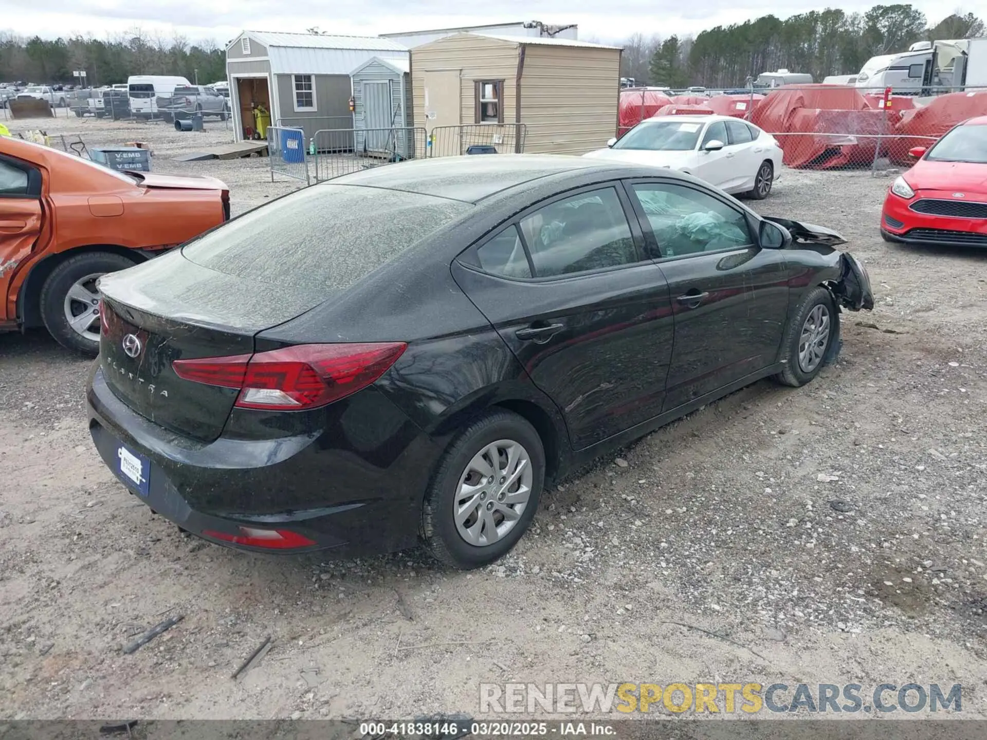 4 Photograph of a damaged car KMHD74LF3LU914613 HYUNDAI ELANTRA 2020
