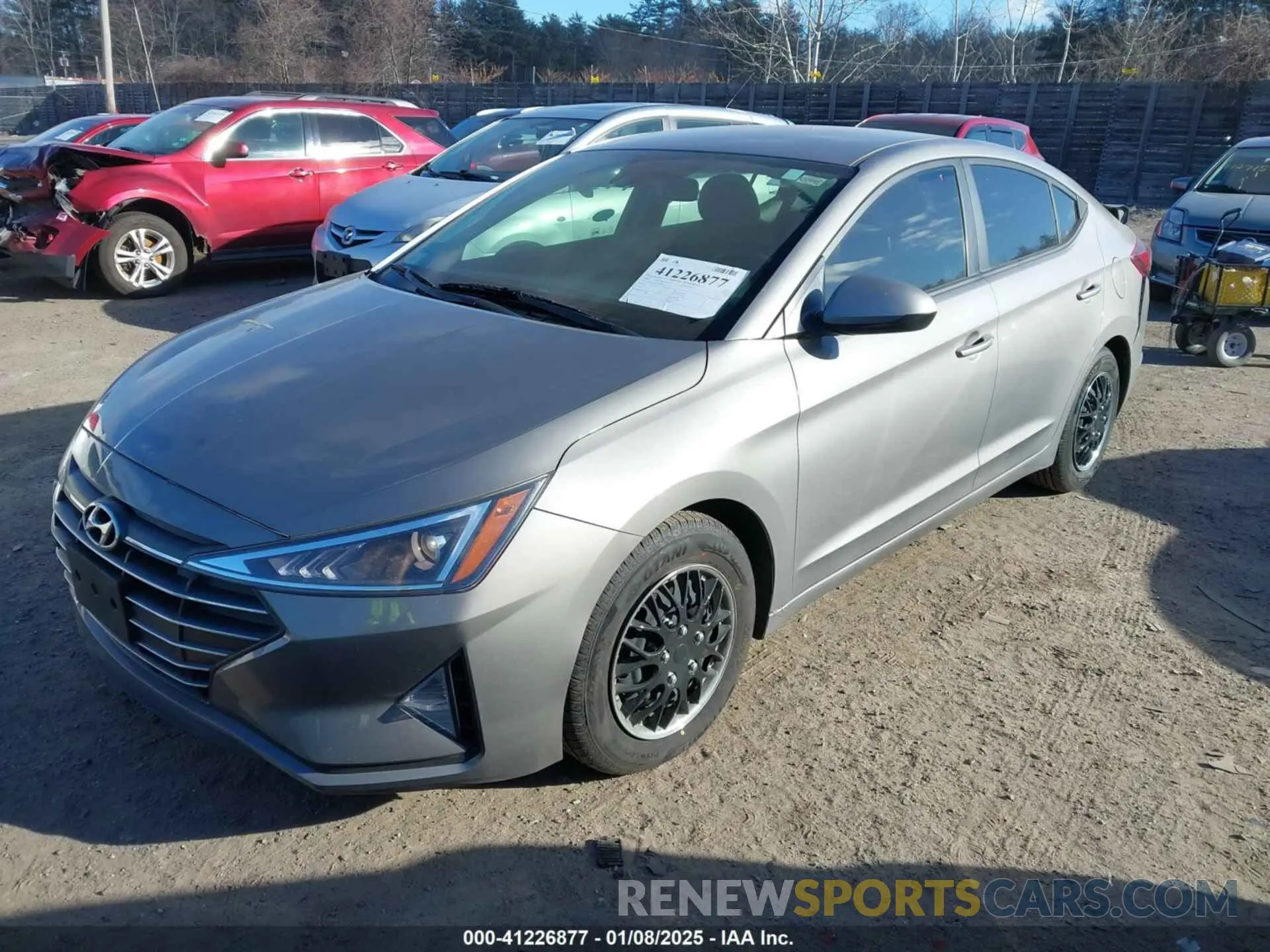 2 Photograph of a damaged car KMHD74LF4LU092744 HYUNDAI ELANTRA 2020