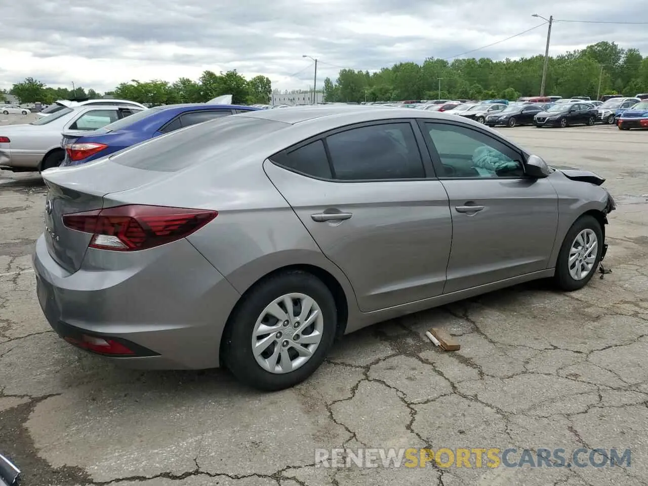3 Photograph of a damaged car KMHD74LF4LU105900 HYUNDAI ELANTRA 2020