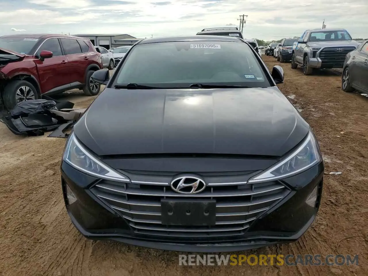 5 Photograph of a damaged car KMHD74LF4LU944140 HYUNDAI ELANTRA 2020