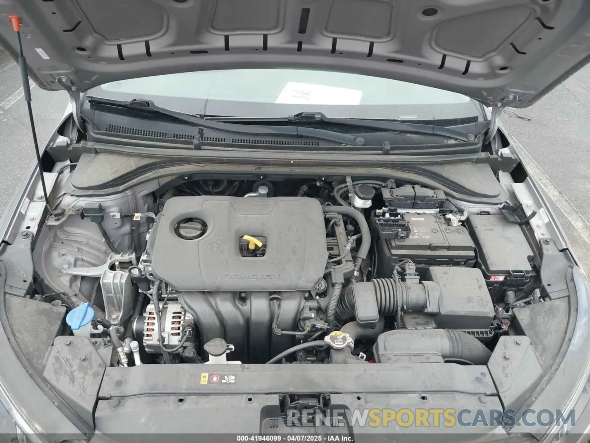 10 Photograph of a damaged car KMHD74LF5LU022637 HYUNDAI ELANTRA 2020