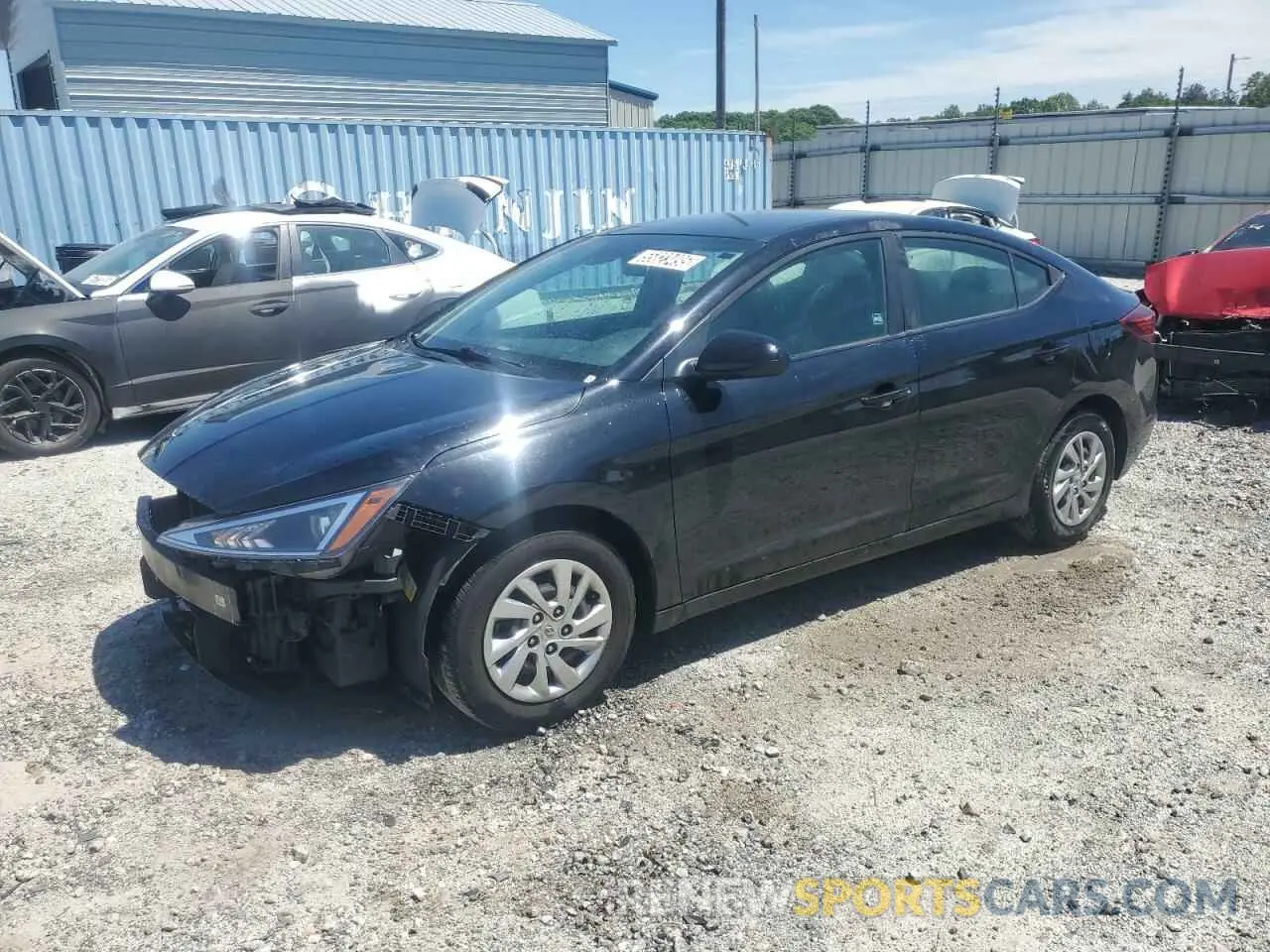 1 Photograph of a damaged car KMHD74LF5LU044900 HYUNDAI ELANTRA 2020