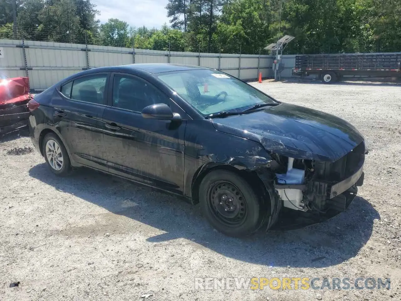 4 Photograph of a damaged car KMHD74LF5LU044900 HYUNDAI ELANTRA 2020