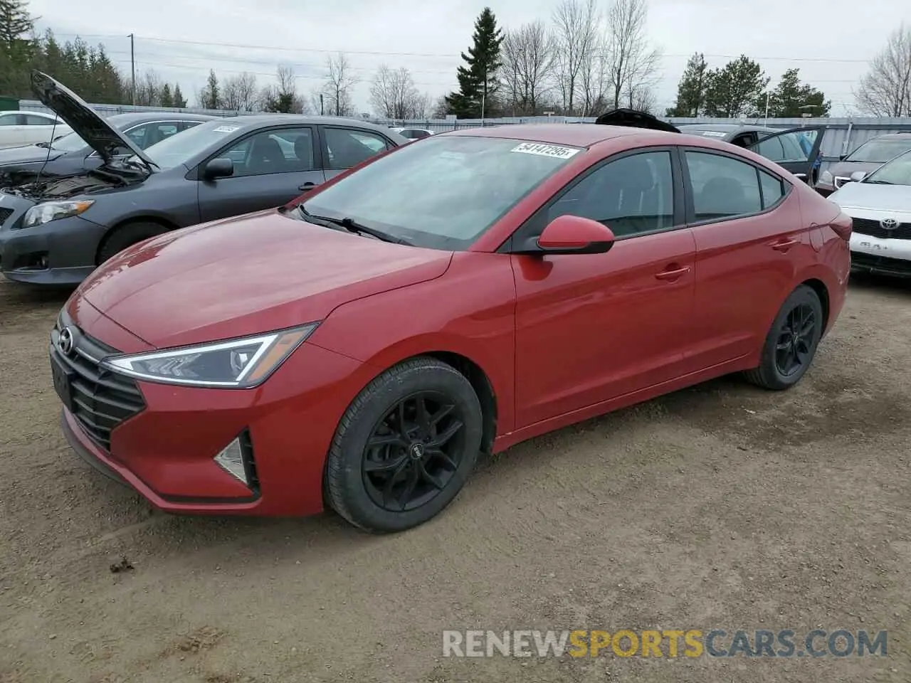 1 Photograph of a damaged car KMHD74LF5LU910448 HYUNDAI ELANTRA 2020
