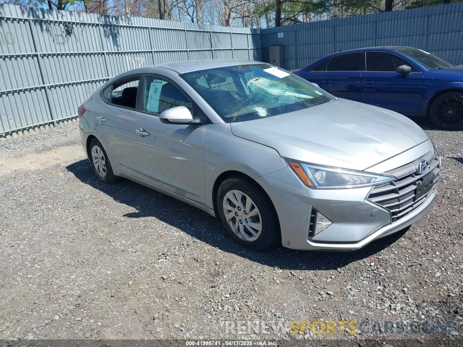 1 Photograph of a damaged car KMHD74LF5LU939304 HYUNDAI ELANTRA 2020