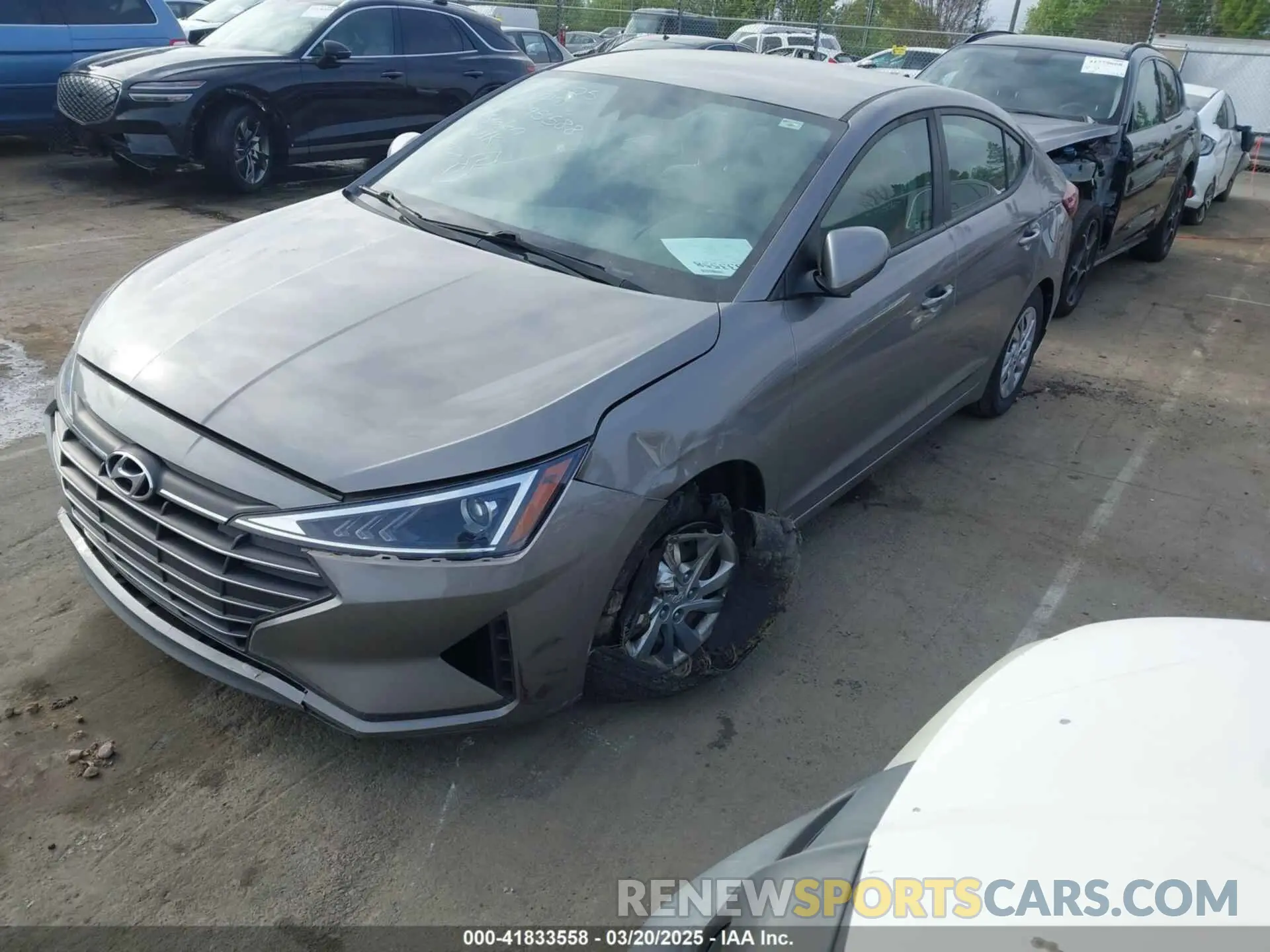 2 Photograph of a damaged car KMHD74LF6LU995588 HYUNDAI ELANTRA 2020