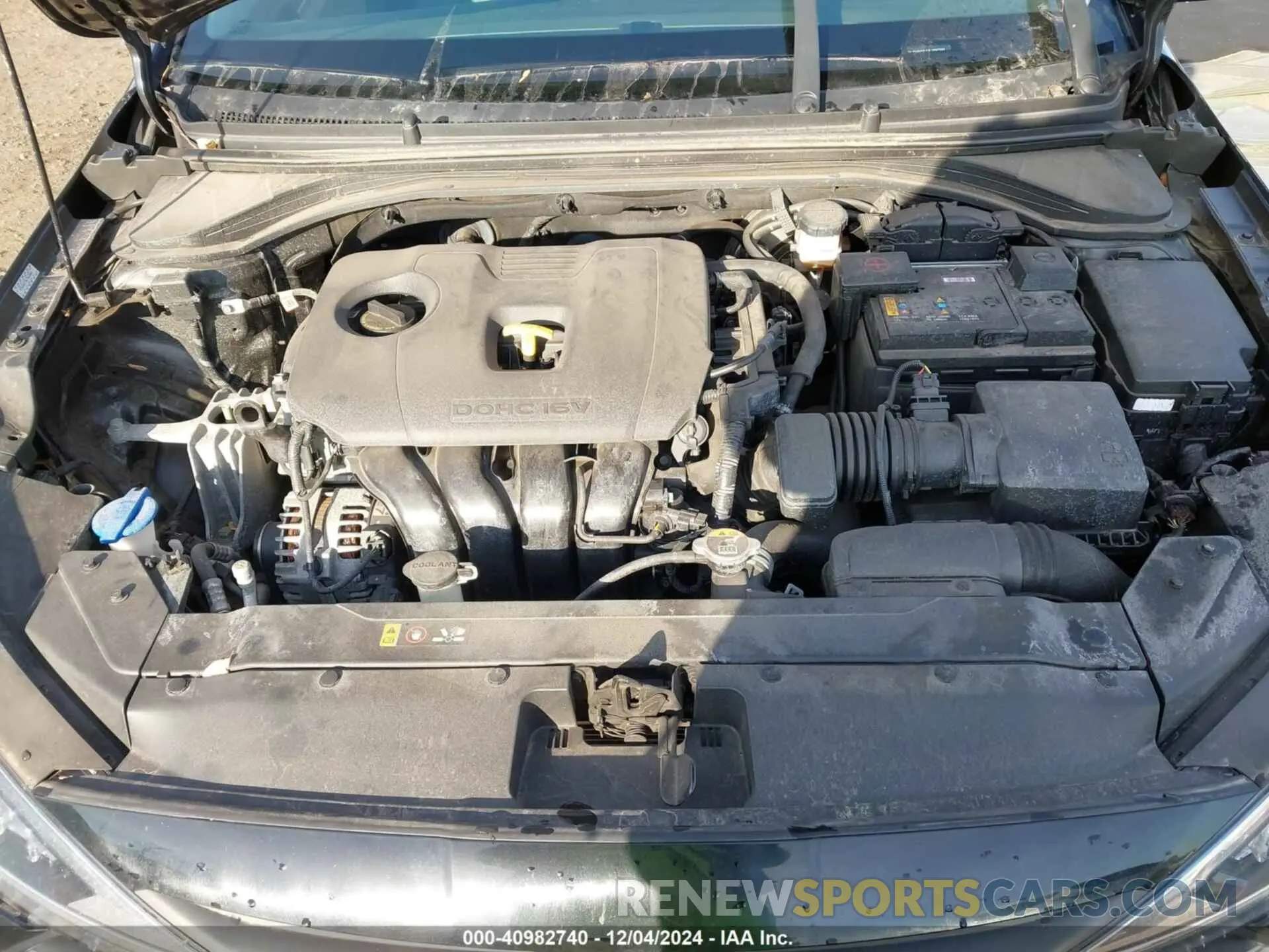 10 Photograph of a damaged car KMHD74LF6LU997924 HYUNDAI ELANTRA 2020