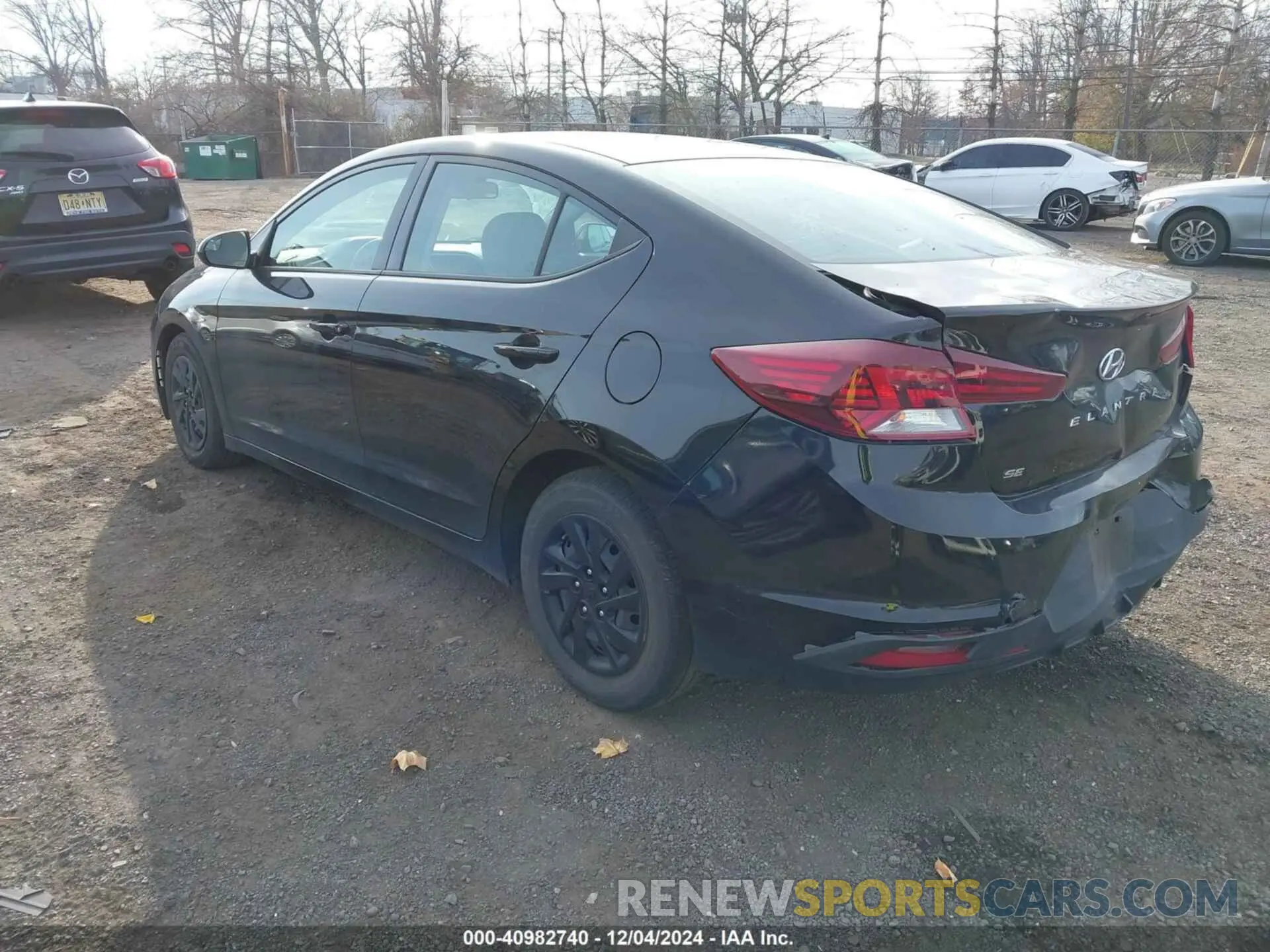3 Photograph of a damaged car KMHD74LF6LU997924 HYUNDAI ELANTRA 2020