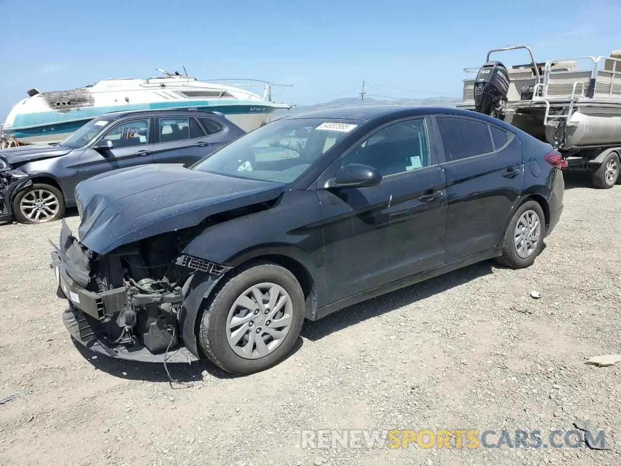 1 Photograph of a damaged car KMHD74LF7LU063044 HYUNDAI ELANTRA 2020