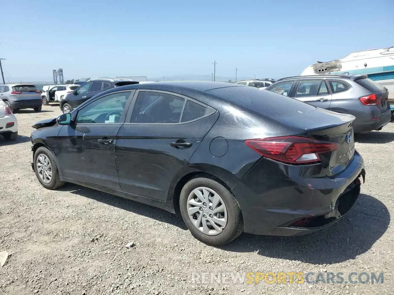 2 Photograph of a damaged car KMHD74LF7LU063044 HYUNDAI ELANTRA 2020