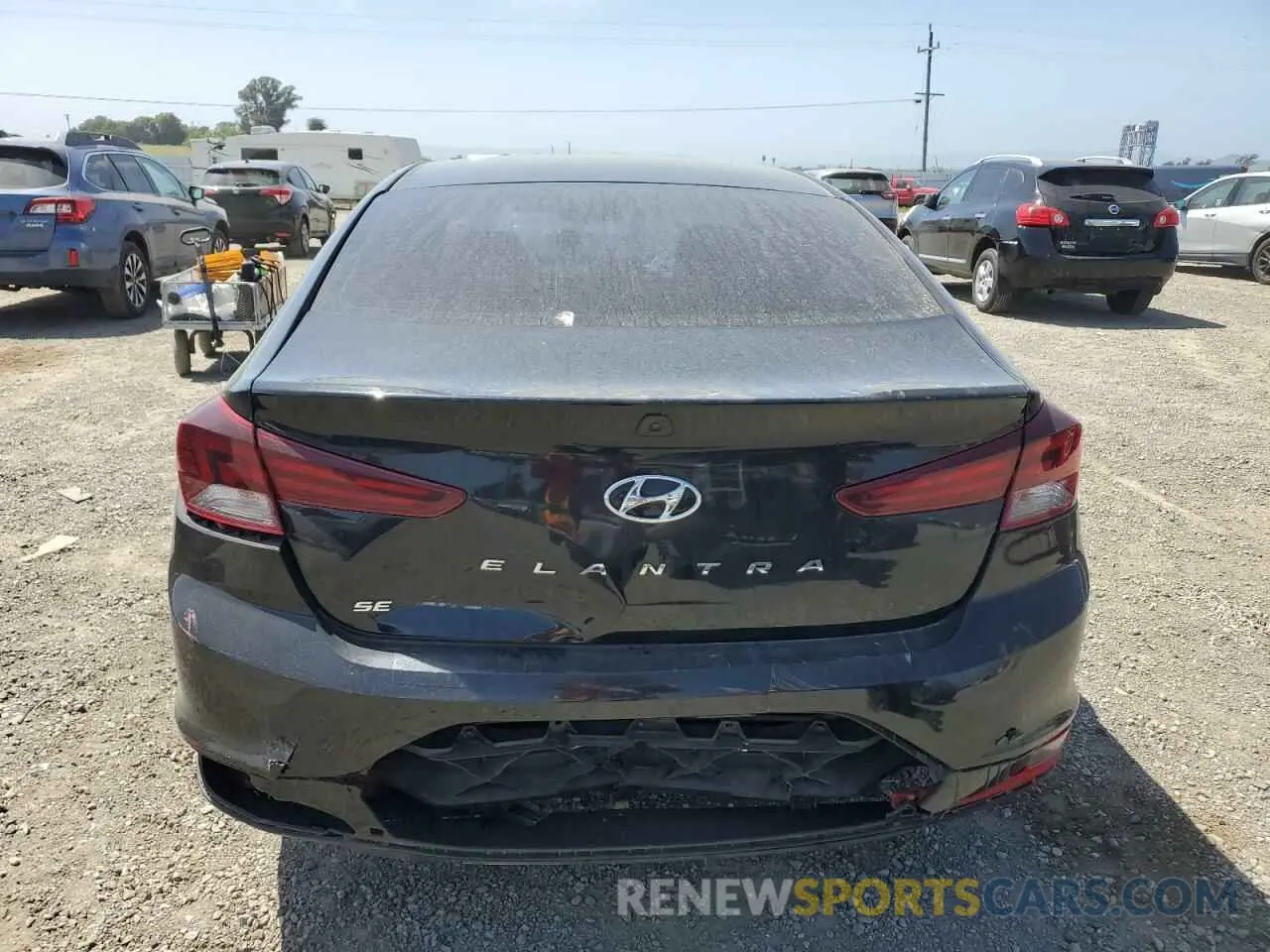6 Photograph of a damaged car KMHD74LF7LU063044 HYUNDAI ELANTRA 2020