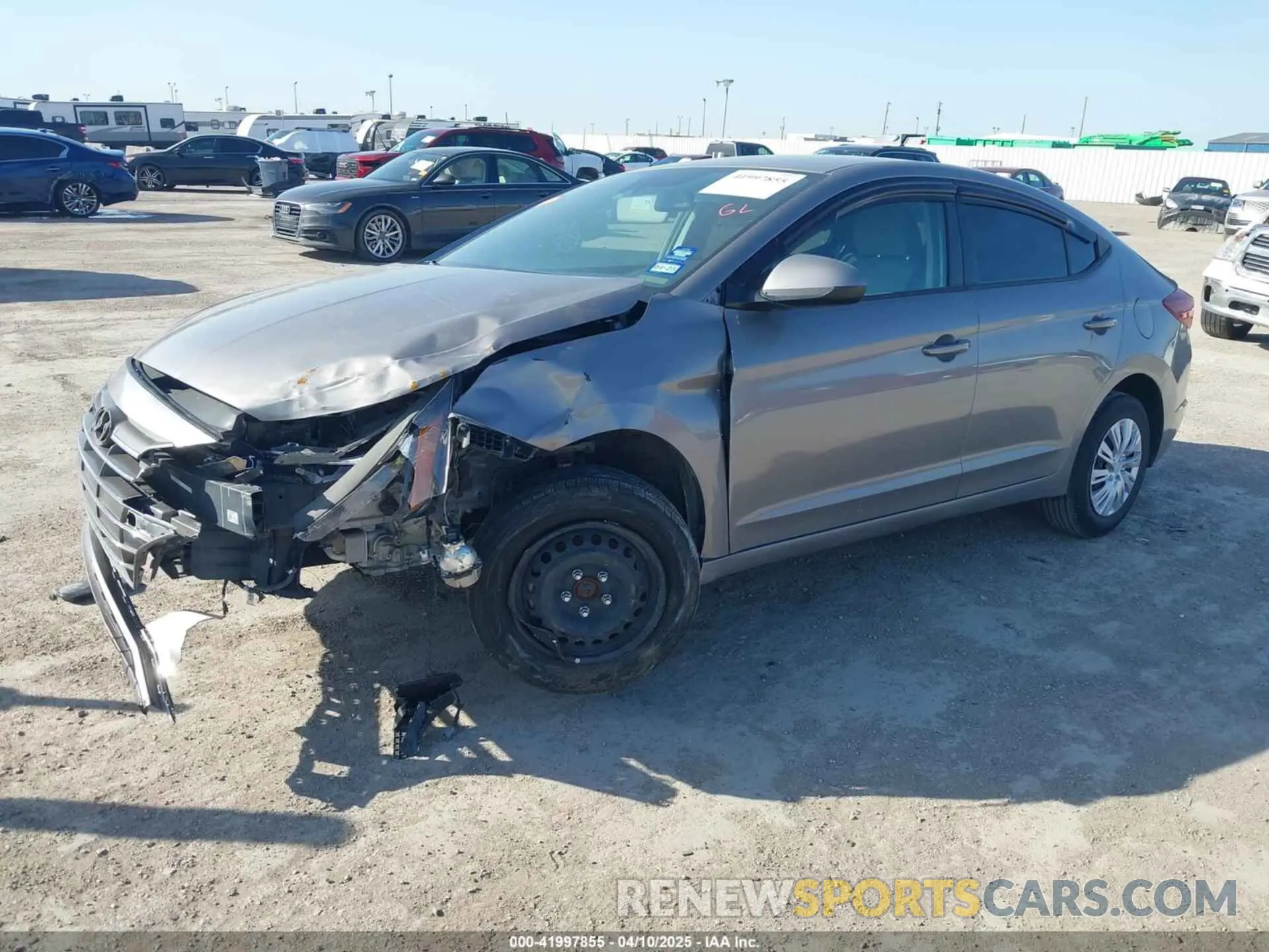 2 Photograph of a damaged car KMHD74LF7LU105230 HYUNDAI ELANTRA 2020