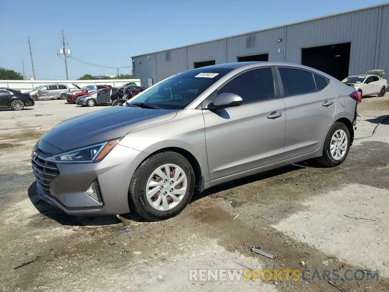 1 Photograph of a damaged car KMHD74LF7LU105423 HYUNDAI ELANTRA 2020