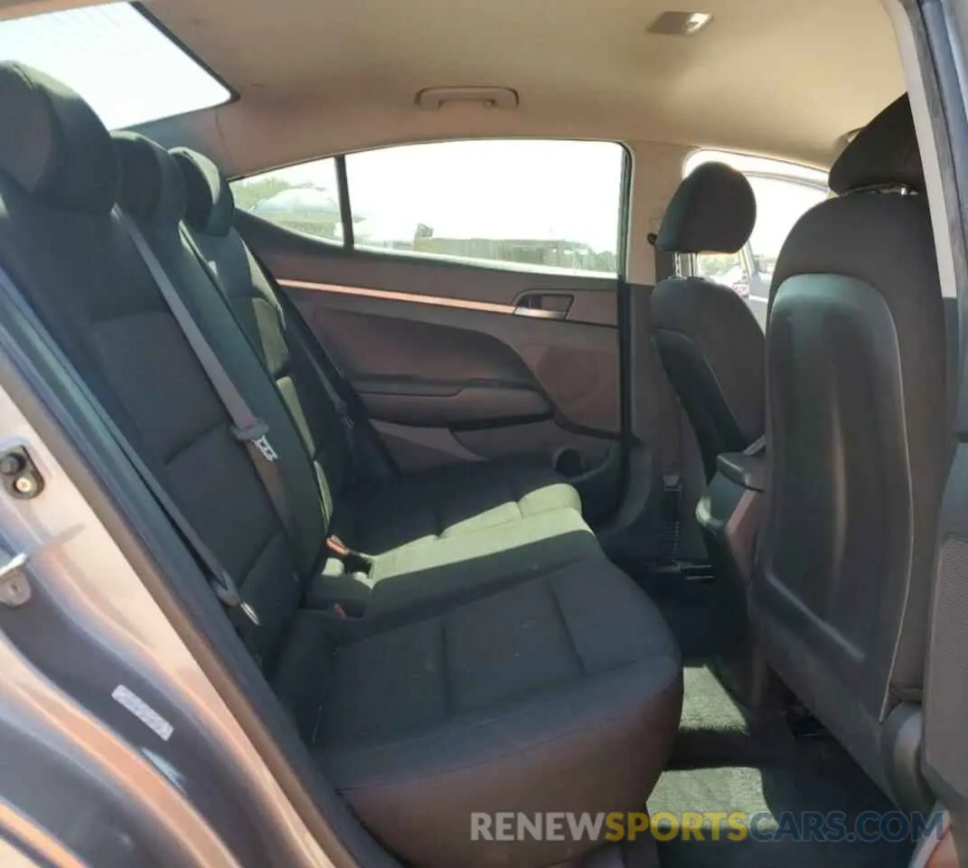 10 Photograph of a damaged car KMHD74LF7LU105423 HYUNDAI ELANTRA 2020