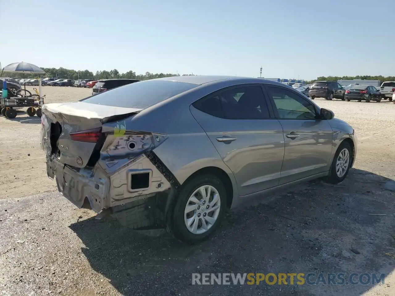 3 Photograph of a damaged car KMHD74LF7LU105423 HYUNDAI ELANTRA 2020
