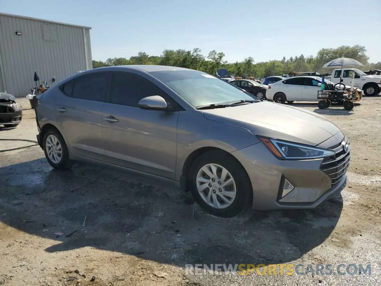 4 Photograph of a damaged car KMHD74LF7LU105423 HYUNDAI ELANTRA 2020