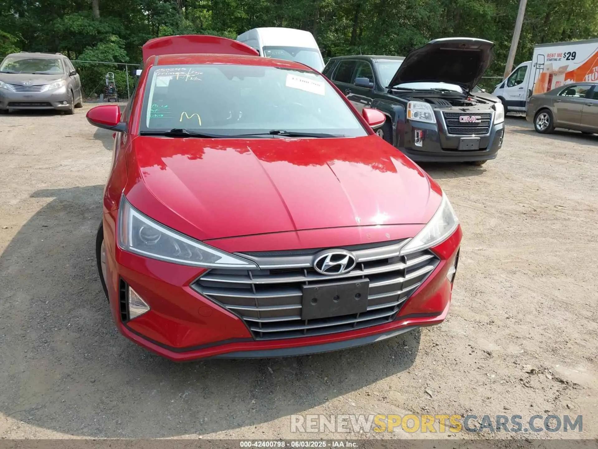 12 Photograph of a damaged car KMHD74LF7LU901461 HYUNDAI ELANTRA 2020