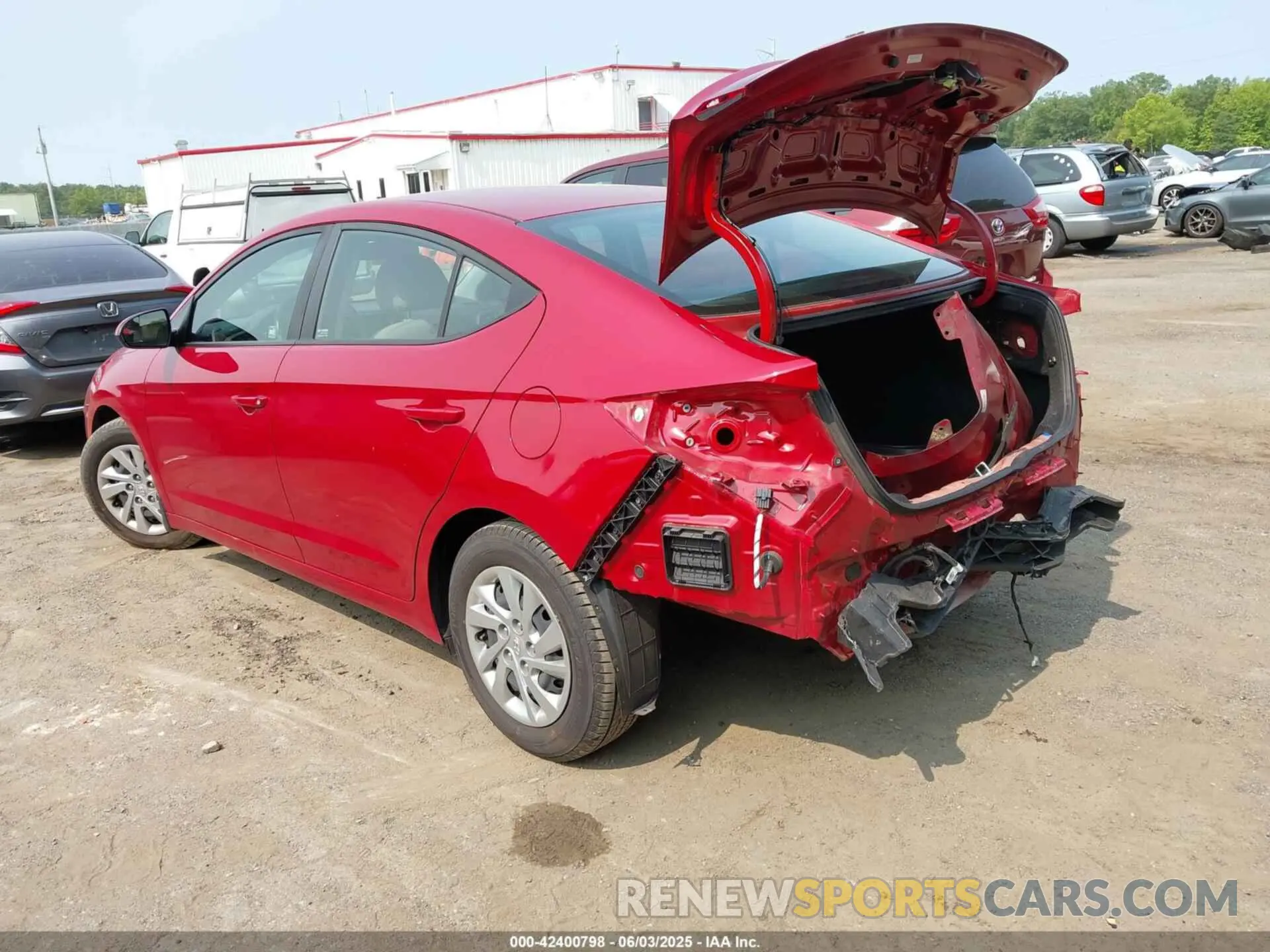 3 Photograph of a damaged car KMHD74LF7LU901461 HYUNDAI ELANTRA 2020