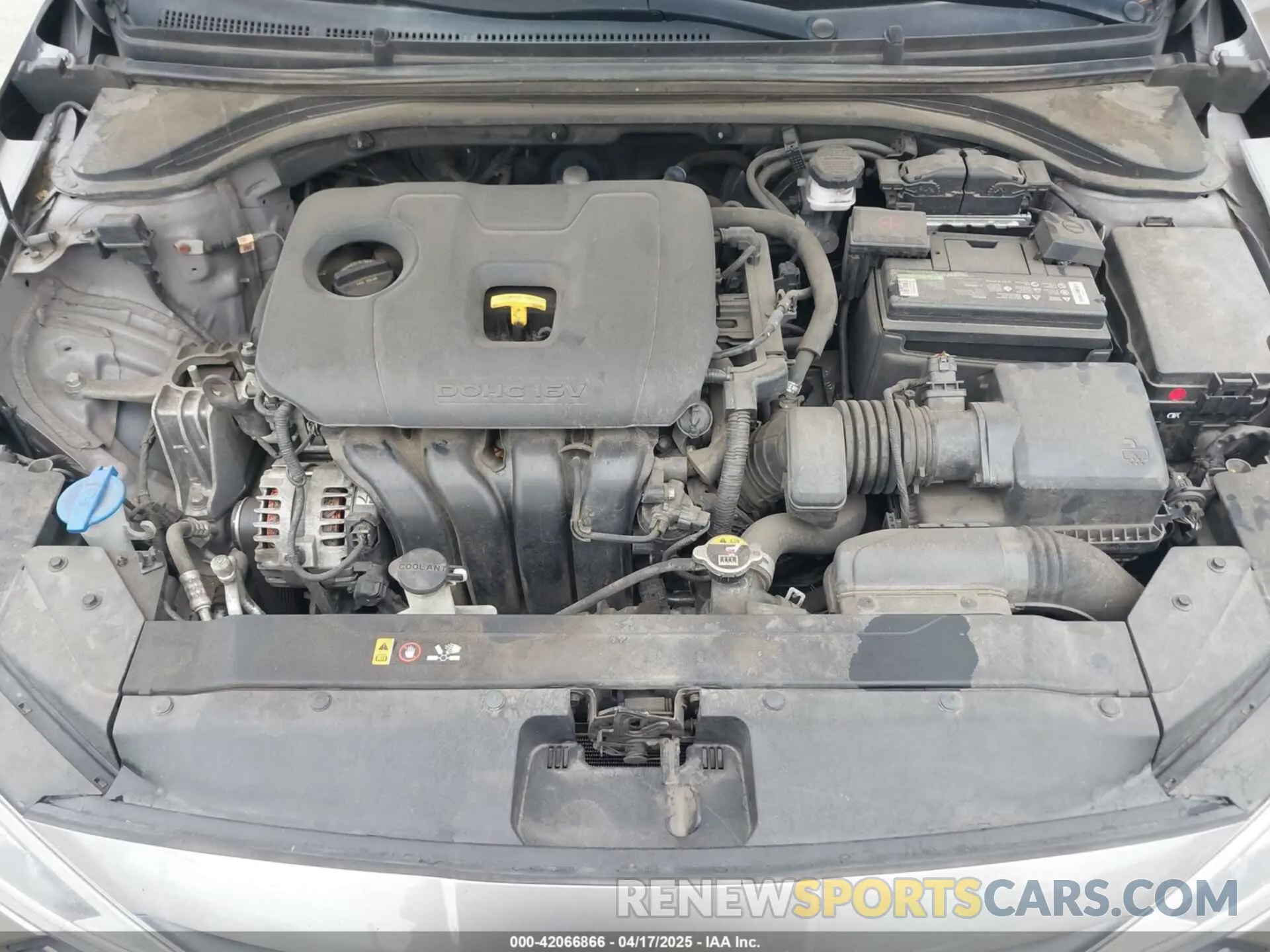10 Photograph of a damaged car KMHD74LF7LU901783 HYUNDAI ELANTRA 2020