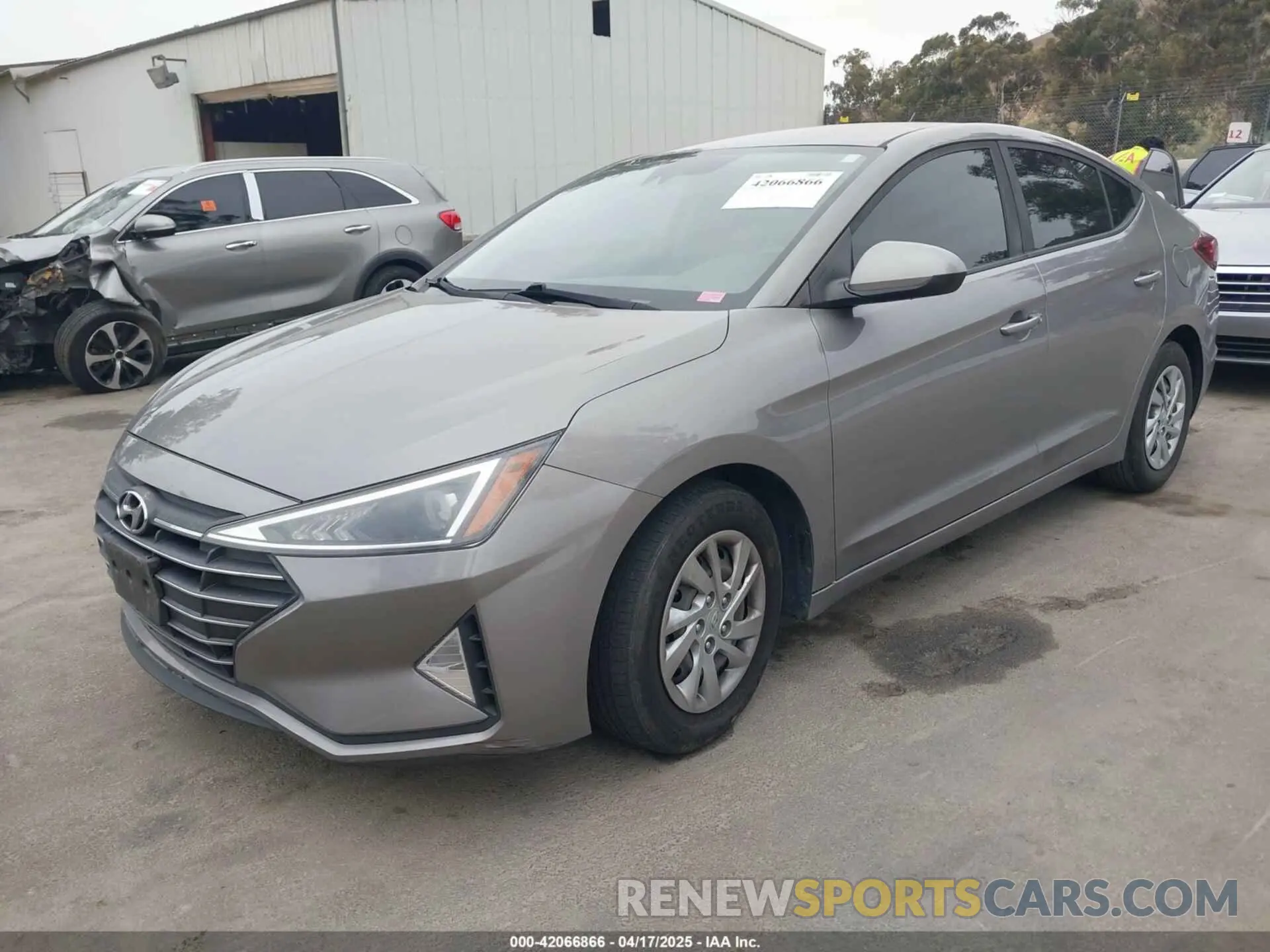 2 Photograph of a damaged car KMHD74LF7LU901783 HYUNDAI ELANTRA 2020