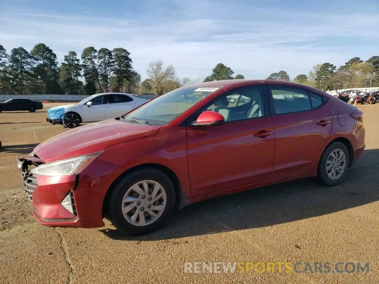 1 Photograph of a damaged car KMHD74LF7LU983076 HYUNDAI ELANTRA 2020