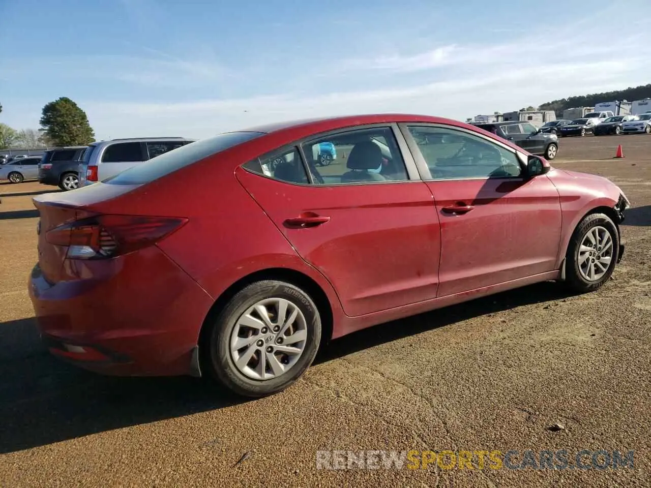 3 Photograph of a damaged car KMHD74LF7LU983076 HYUNDAI ELANTRA 2020