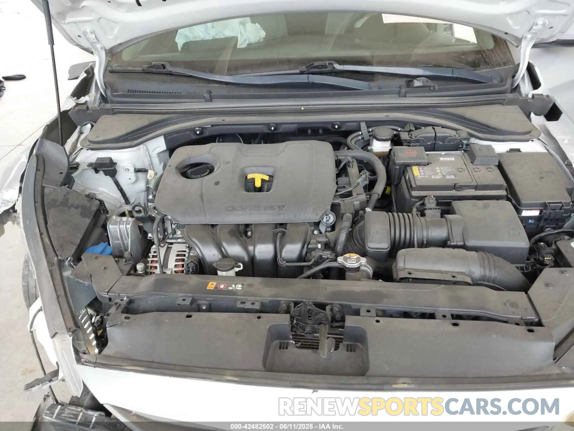 10 Photograph of a damaged car KMHD74LF7LU988357 HYUNDAI ELANTRA 2020