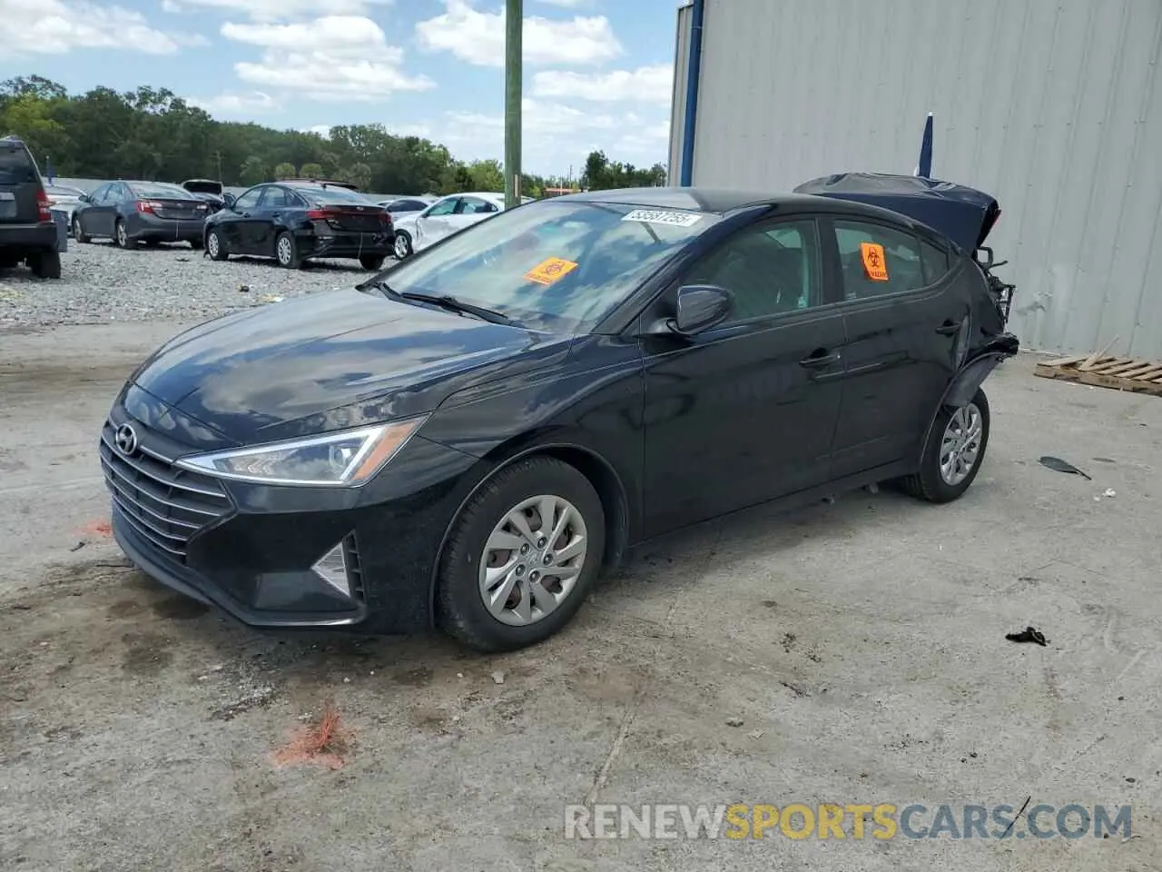 1 Photograph of a damaged car KMHD74LF7LU994157 HYUNDAI ELANTRA 2020