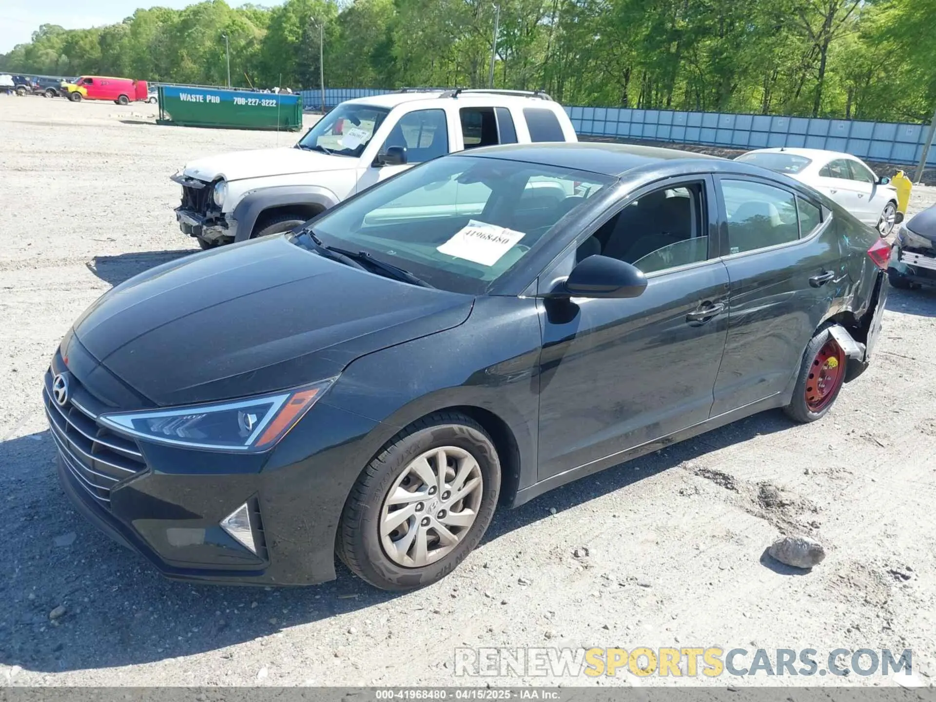 2 Photograph of a damaged car KMHD74LF7LU994272 HYUNDAI ELANTRA 2020