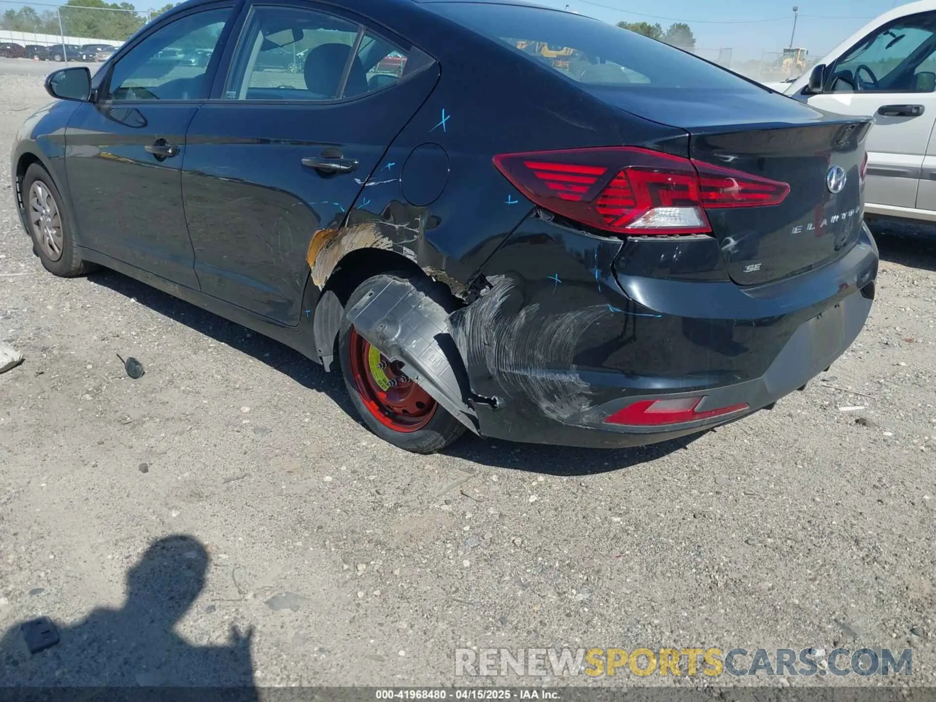 6 Photograph of a damaged car KMHD74LF7LU994272 HYUNDAI ELANTRA 2020