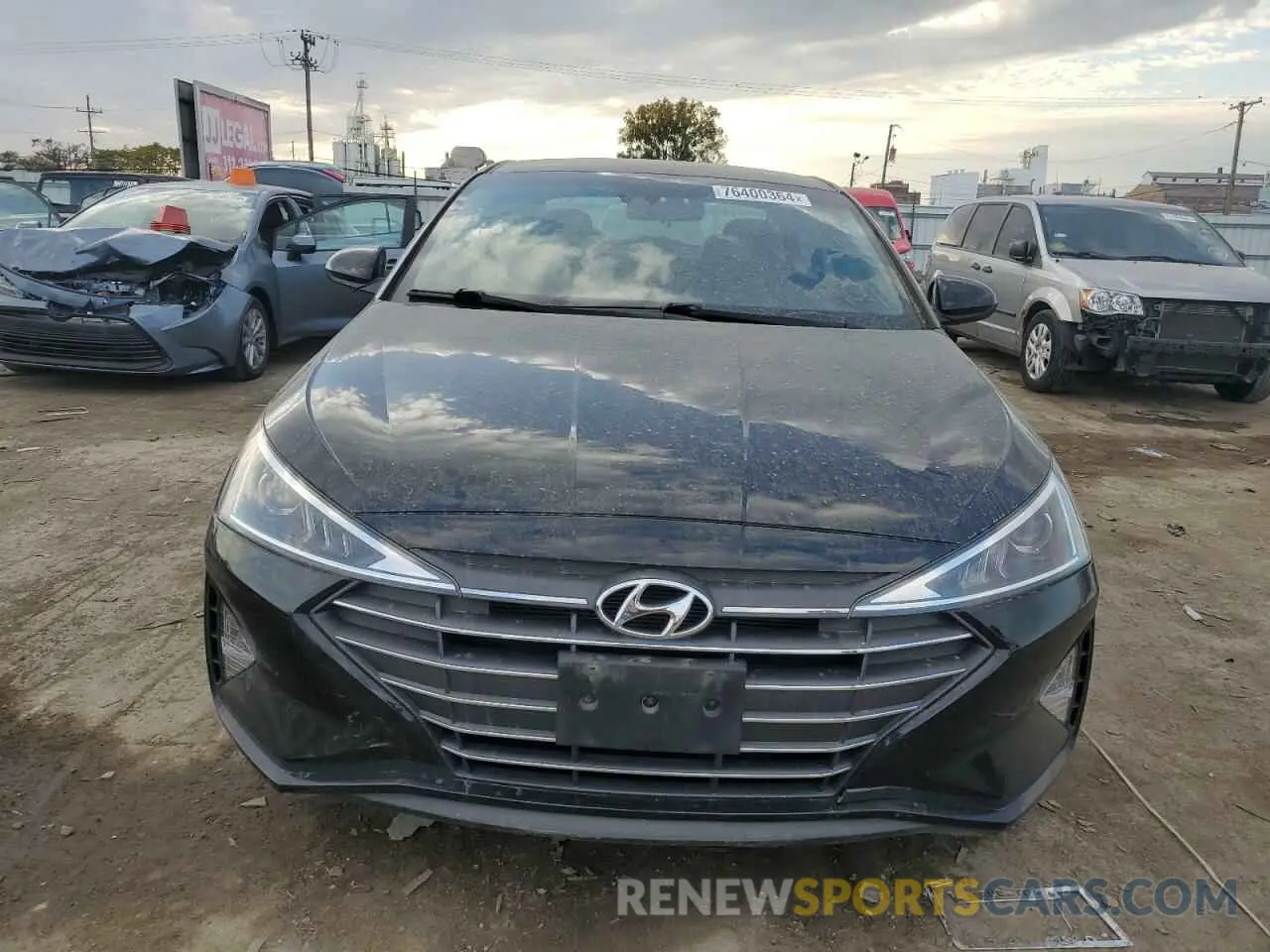 5 Photograph of a damaged car KMHD74LF8LU020722 HYUNDAI ELANTRA 2020