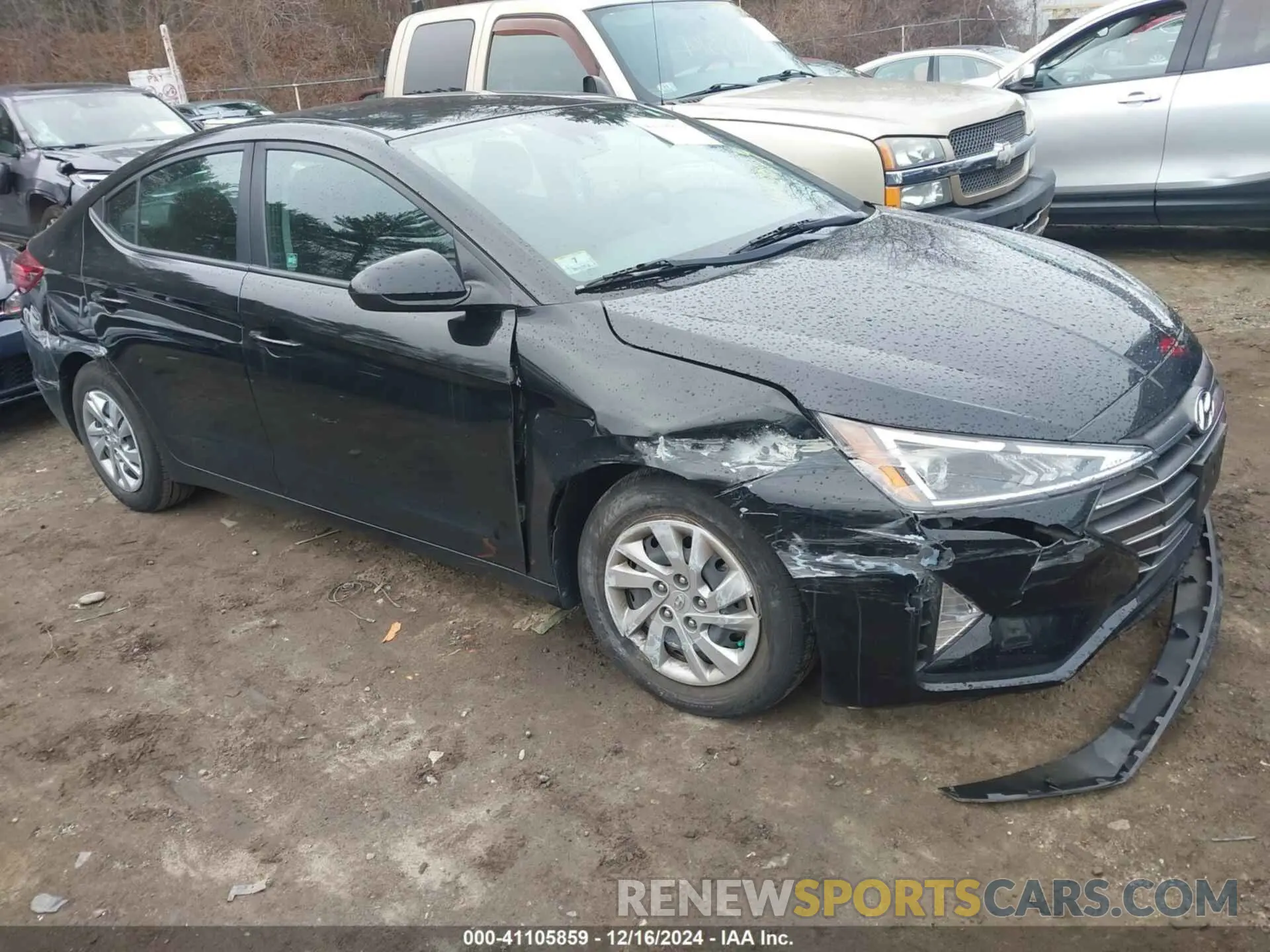 1 Photograph of a damaged car KMHD74LF8LU082900 HYUNDAI ELANTRA 2020