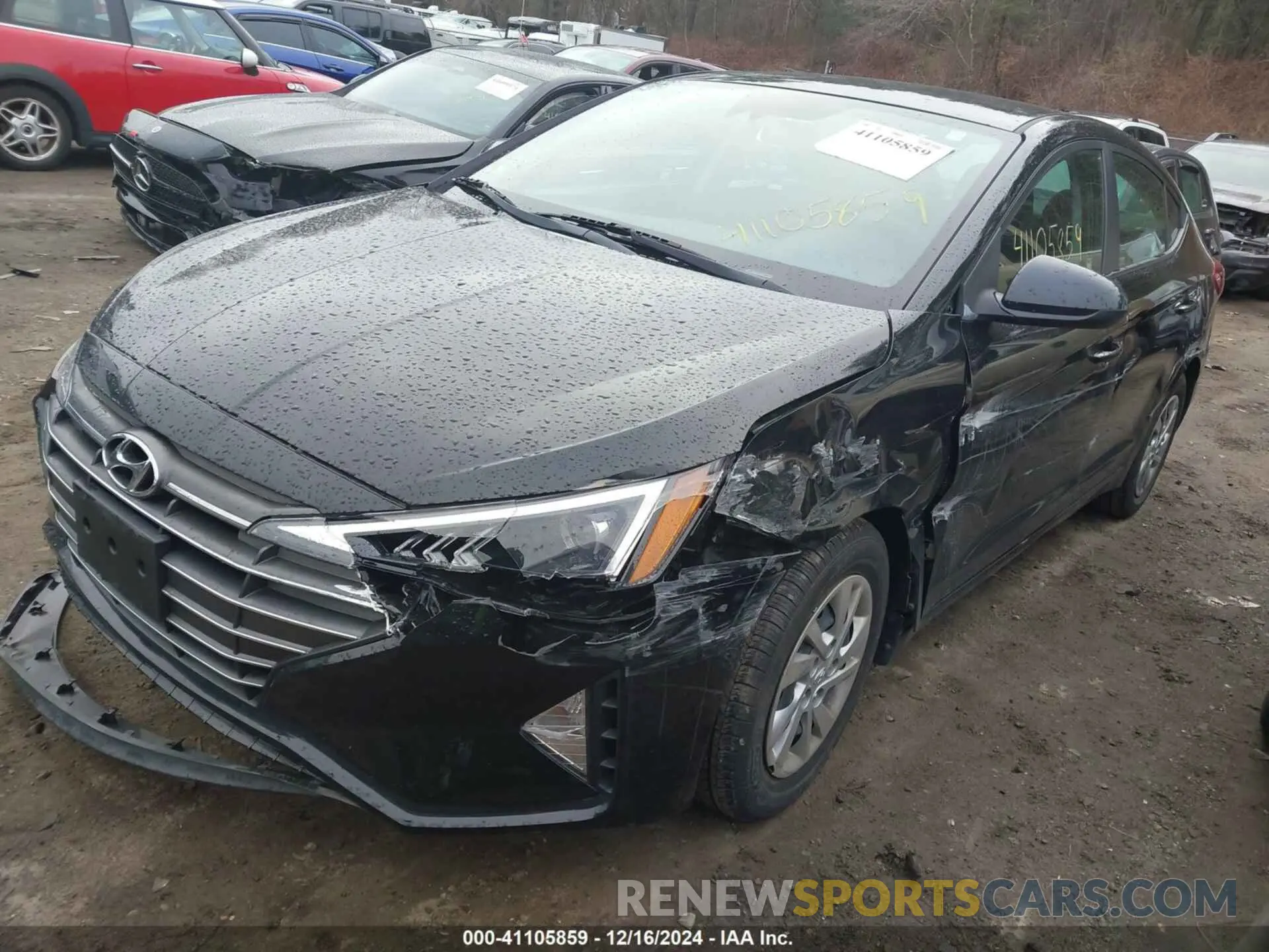 2 Photograph of a damaged car KMHD74LF8LU082900 HYUNDAI ELANTRA 2020