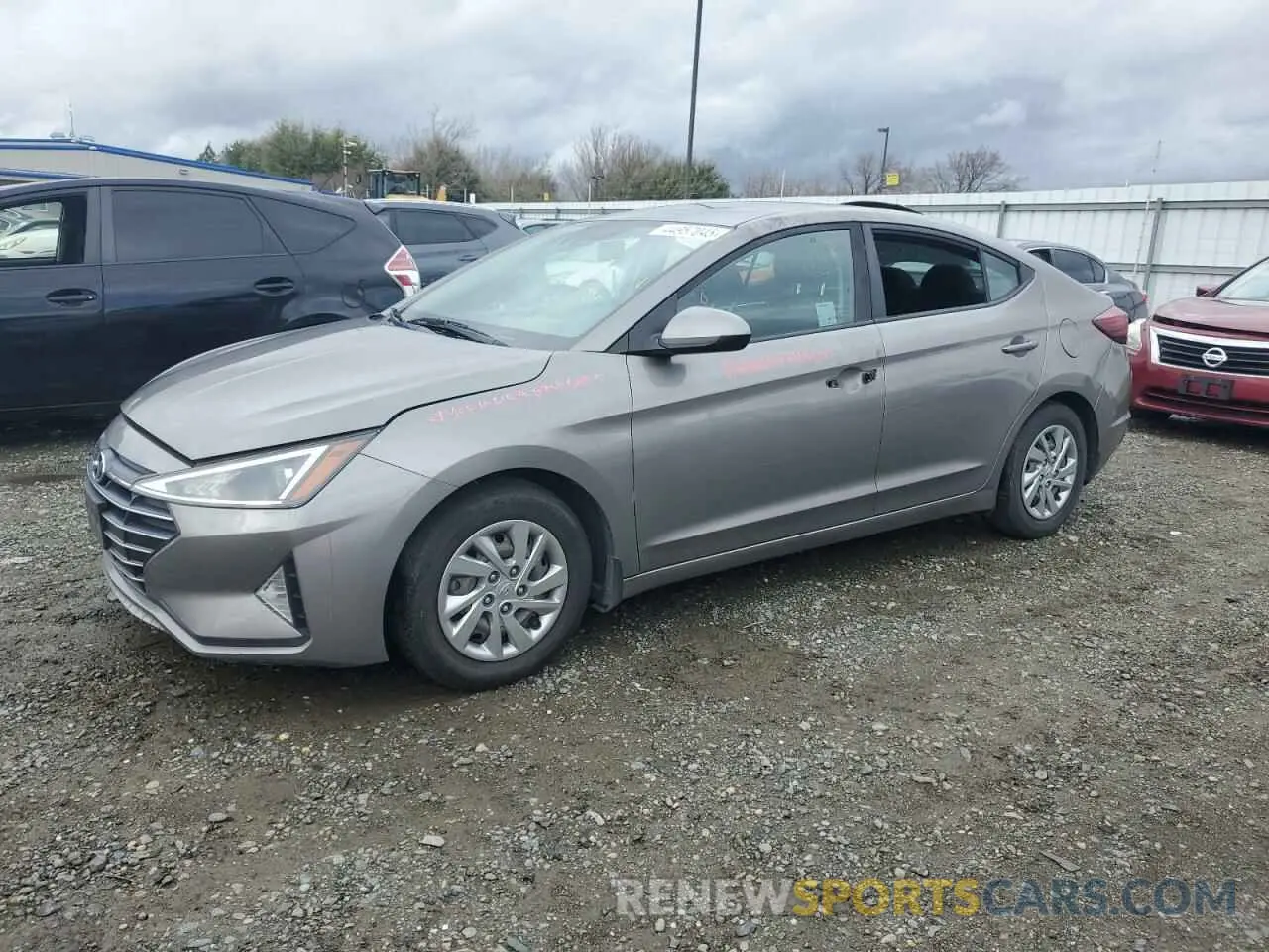 1 Photograph of a damaged car KMHD74LF8LU899560 HYUNDAI ELANTRA 2020