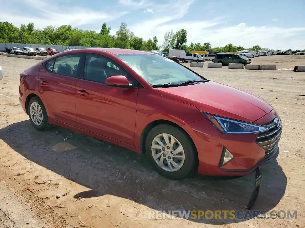 4 Photograph of a damaged car KMHD74LF8LU904515 HYUNDAI ELANTRA 2020