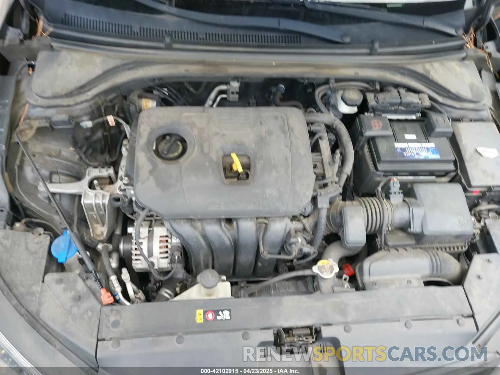 10 Photograph of a damaged car KMHD74LF8LU914672 HYUNDAI ELANTRA 2020
