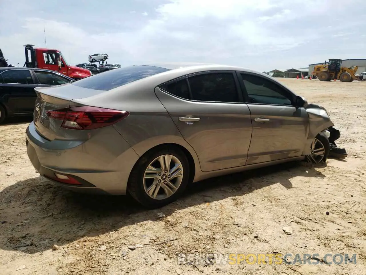 3 Photograph of a damaged car KMHD74LF8LU953360 HYUNDAI ELANTRA 2020