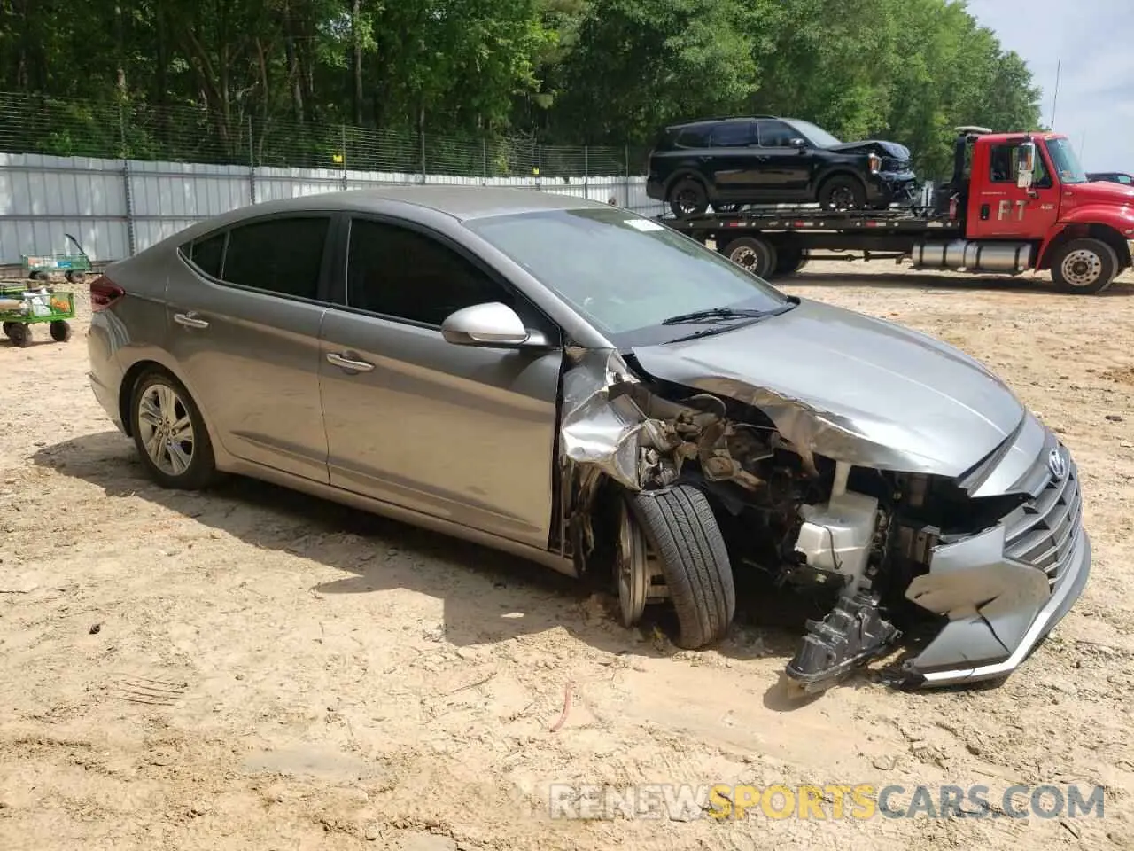 4 Photograph of a damaged car KMHD74LF8LU953360 HYUNDAI ELANTRA 2020