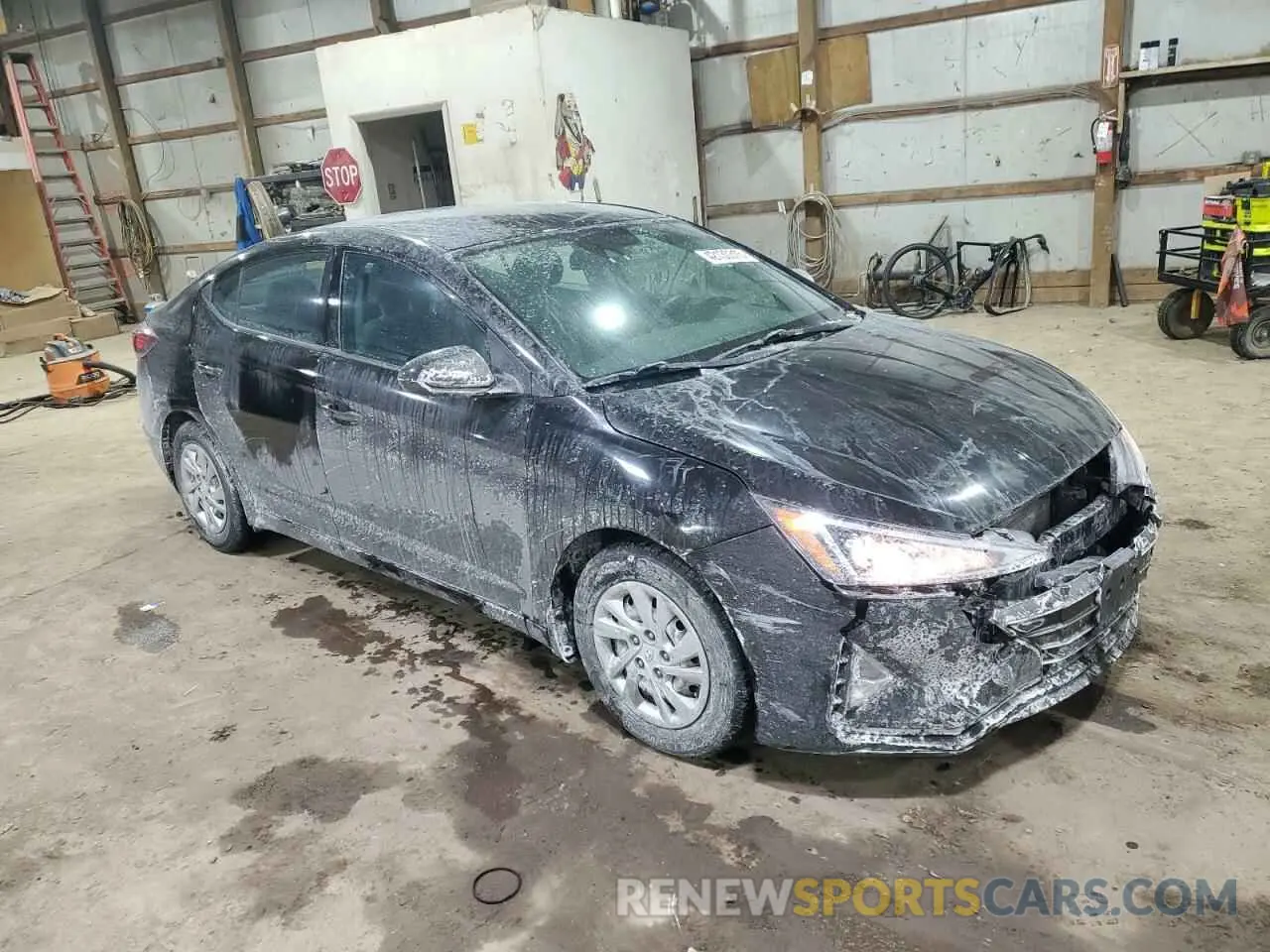 4 Photograph of a damaged car KMHD74LF8LU956050 HYUNDAI ELANTRA 2020
