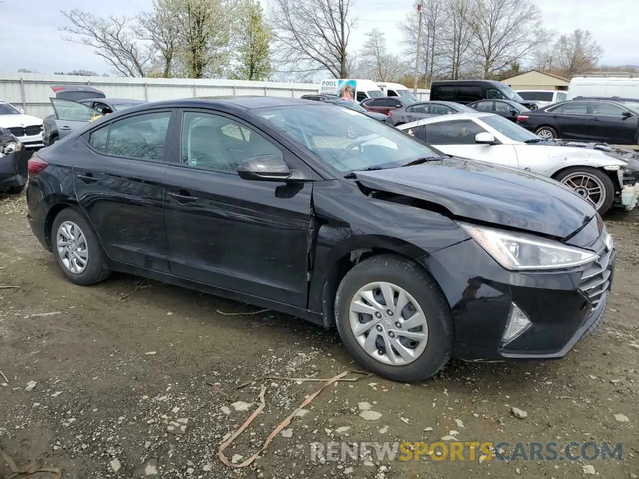 4 Photograph of a damaged car KMHD74LF9LU074479 HYUNDAI ELANTRA 2020